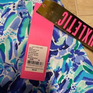 NWT Lilly Pulitzer Run Around Shorts in Iris Blue